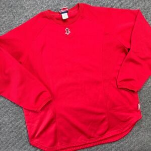 Lowell Spinners Sweatshirt Mens XL Majestic Therma Base Pullover Warm Up Dugout